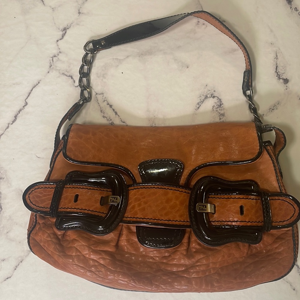 Fendi B Bis Nap-pa and patent Leather Bag!